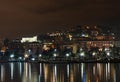 Cityscape of La Spezia at night - Liguria Italy Royalty Free Stock Photo