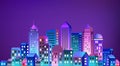 Cityscape landscape ultraviolet