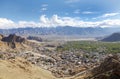 Cityscape of Leh, HDR Royalty Free Stock Photo