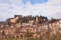 Cityscape of the little town Castrocaro Terme, Italy