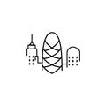 Cityscape of London icon. Element of United Kingdom culture icons. Premium quality graphic design icon. Signs, outline symbols col