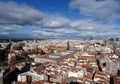 Aerial view in Madrid. Spain. Royalty Free Stock Photo