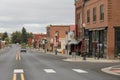 Cityscape of Main Street in rural community of Condon Oregon