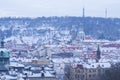 Cityscape of Mala Strana district in Prague