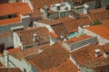 Cityscape with many rooftops Royalty Free Stock Photo