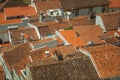 Cityscape with many rooftops Royalty Free Stock Photo