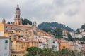 Cityscape of Menton in the French Riviera