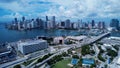 Cityscape Miami Florida United States. Touristic landmark of city.