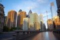 Cityscape of modern buildings at downtown, Rittenhouse Square District, Philadelphia Royalty Free Stock Photo