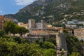 Cityscape of Monaco and Prince Palace Royalty Free Stock Photo