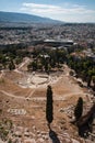 Cityscape with mountains at Athens, Attika, Greece