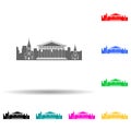cityscape multi color style icon. Simple glyph, flat vector of cityscape icons for ui and ux, website or mobile application