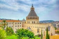 Cityscape of Nazareth with Basilica of the annunciation, Israel Royalty Free Stock Photo