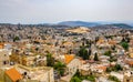 Cityscape of Nazareth with Basilica of the annunciation, Israel Royalty Free Stock Photo