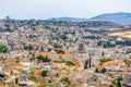 Cityscape of Nazareth with Basilica of the annunciation, Israel Royalty Free Stock Photo