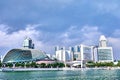 Cityscape near Marina Bay at Singapore