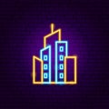 Cityscape Neon Sign