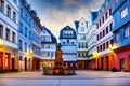 Cityscape of the new old town inFrankfurt am Main, Hessen, Germany Royalty Free Stock Photo