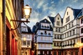 Cityscape of the new old town inFrankfurt am Main, Hessen, Germany Royalty Free Stock Photo