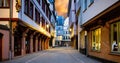 Cityscape of the new old town inFrankfurt am Main, Hessen, Germany Royalty Free Stock Photo