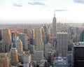 Cityscape of New York from a skyscraper