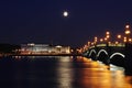 Cityscape of night Petersburg Royalty Free Stock Photo