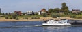 Lanscape river Waal in Nijmegen The Netherlands