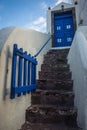 Cityscape of Oia town, Santorini island, Greece Royalty Free Stock Photo