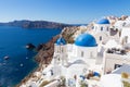 Traditional greek village of Oia, Santorini island, Greece.