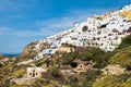 Cityscape of Oia village and Caldera view at morning, Santorini island Royalty Free Stock Photo