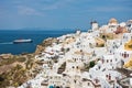 Cityscape of Oia village and Caldera view at morning, Santorini island Royalty Free Stock Photo