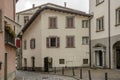 Old house facades, Lovere, Italy