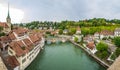 Cityscape of the old town of Bern Royalty Free Stock Photo