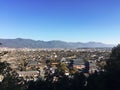 Cityscape of the Old Town of Lijiang Royalty Free Stock Photo