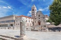Cityscape of old town of Zadar. Royalty Free Stock Photo
