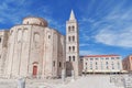 Cityscape of old town of Zadar. Royalty Free Stock Photo