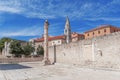 Cityscape of old town of Zadar. Royalty Free Stock Photo