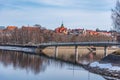 Cityscape of Ostersund in Sweden