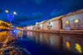 Cityscape of Otaru, Japan canal and historic warehouse, Sapporo