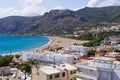 Cityscape of Paleochora, Crete, Greece Royalty Free Stock Photo
