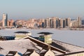 Cityscape panorama of Kazan
