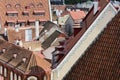 Cityscape panorama of old town Tallinn, Estonia Royalty Free Stock Photo