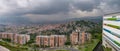 Cityscape and panorama view of Medellin, Colombia. Medellin is the second-largest city in Colombia