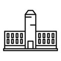 Cityscape parliament icon, outline style