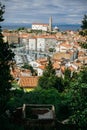 A cityscape of a picturesque Slovenian city Piran.