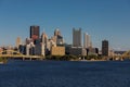 Cityscape of Pittsburgh, Pennsylvania. Allegheny and Monongahela Rivers in Background. Ohio River. Pittsburgh Downtown With