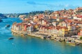Cityscape of Porto Oporto old town, Portugal. Royalty Free Stock Photo