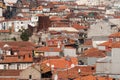 Cityscape of Porto Portugal with old ancient buildings, orange roof tops and rusty walls Royalty Free Stock Photo