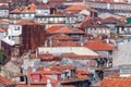 Cityscape Porto Portugal with orange roofs and rusty walls Royalty Free Stock Photo
