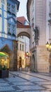 Cityscape in Prague in autumn, Czech Republic